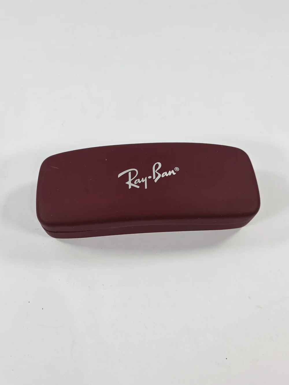 Ray-Ban Maroon Clamshell Hard Case for Sunglasses Eyeglasses  CASE ONLY